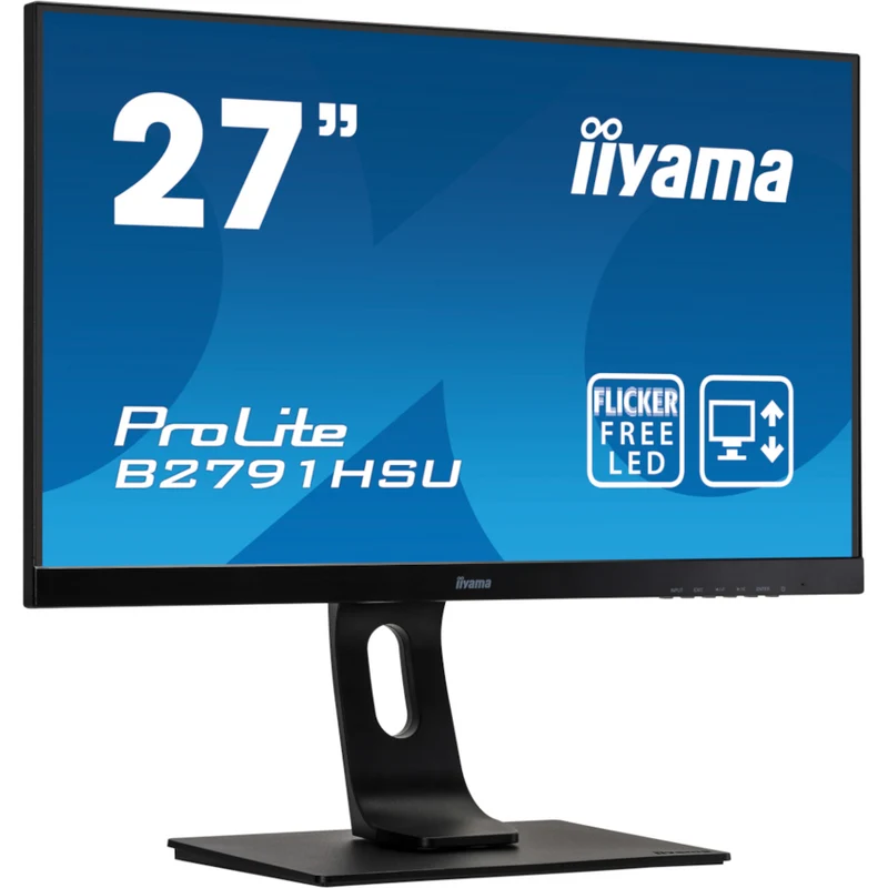 Moniteur LED 27" Full HD VGA HDMI DP slim HP piv- B2791HSU-B1