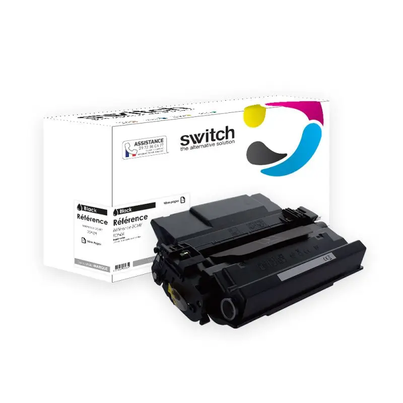 HP 87X Toner Noir compatible équivalent à CF287X · Switch
