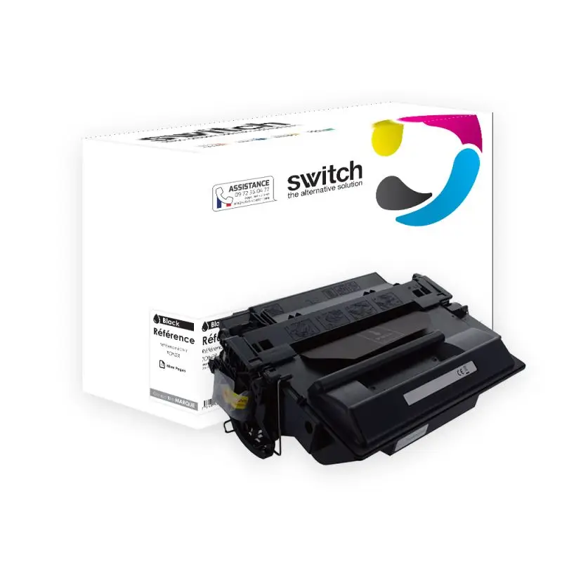 HP 55X Toner Noir compatible équivalent à CE255X, 724H · Switch
