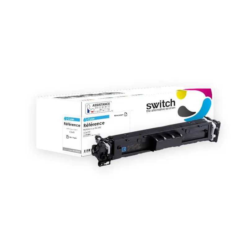 HP 220A Toner Cyan compatible équivalent à W2201A · Switch
