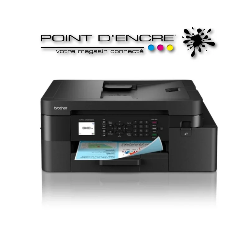 MFC-J4350DW Imprimante jet d'encre multifonction 3-en-1 couleur Wi-Fi Brother, 20 ppm - Eligible à notre ABONNEMENT infinite POINT D'ENCRE. imprimante Brother (ipb) -2000 Copies / Mois