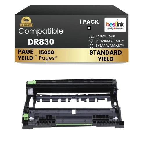 Brother DR830 Compatible Drum Unit Black Standard Yield ( 1 Pack )