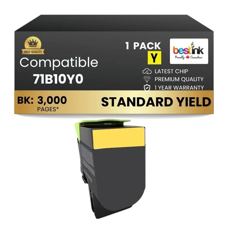 Compatible Lexmark71B10Y0 Toner Cartridge