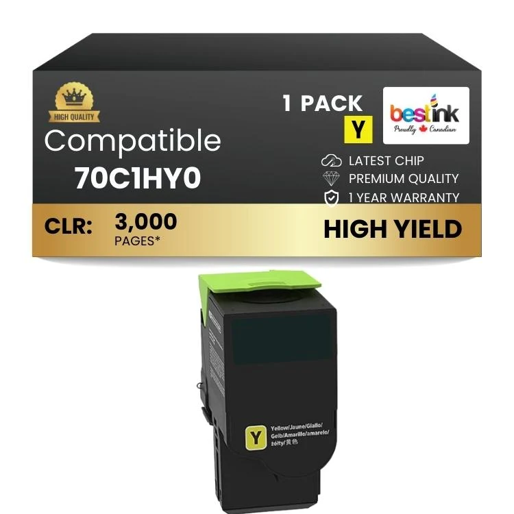 Compatible Lexmark 70C1HCY0 Toner Cartridge