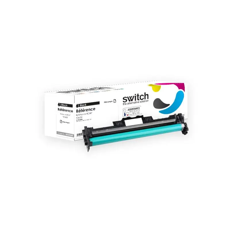 HP 219A Tambour Noir compatible équivalent à CF219A, 19A · Switch