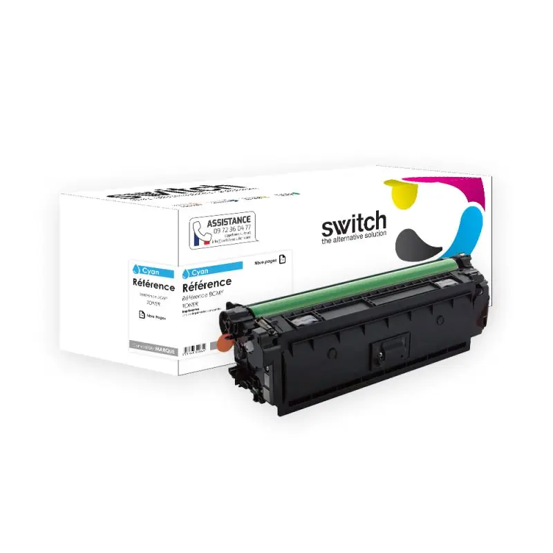 HP 212A Toner Cyan compatible équivalent à W2121A · Switch