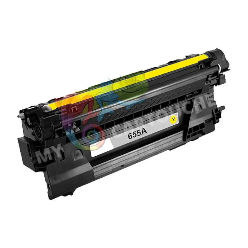 Toner Laser Pour HP 655A Yellow (CF452A) Compatible