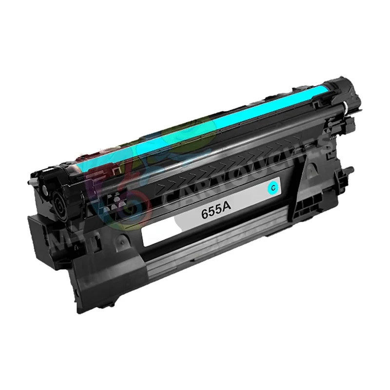 Toner Laser Pour HP 655A Cyan Toner laser HP (CF451A) Compatible
