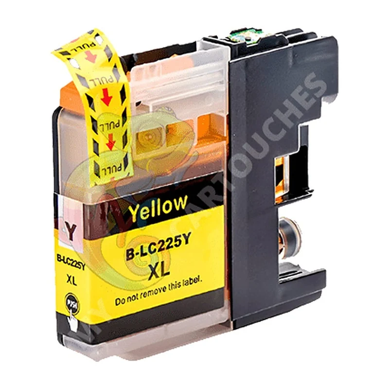 Cartouche d'encre Brother LC225 (LC225XLY) Yellow Compatible