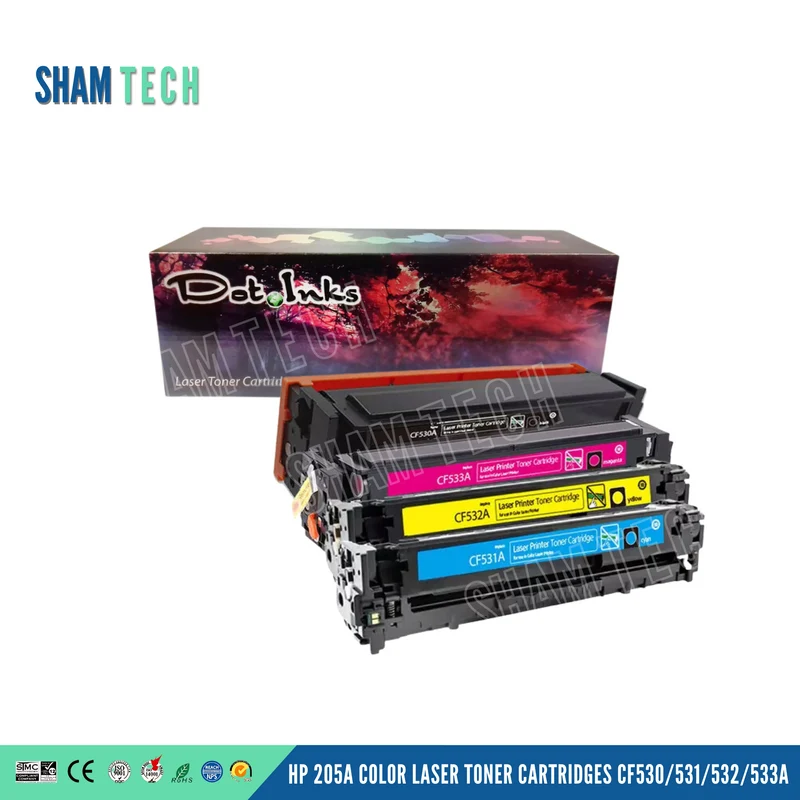 Compatible HP 205A Color Laser Toner Cartridges CF530/531/532/533A