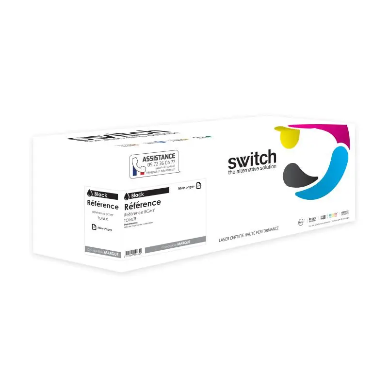 HP 143A Toner Noir compatible équivalent à W1143A · Switch