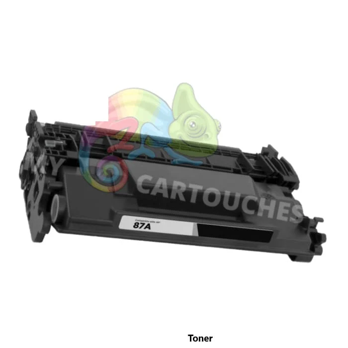 Toner Laser Pour HP 87A Noir Toner laser HP (CF287A) Compatible
