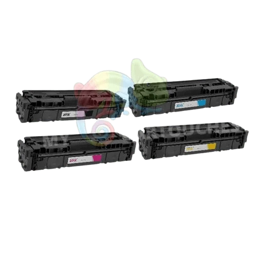 Pack 4 Toners HP 201X Noir Cyan Magenta Jaune — Color LaserJet Pro M252dw, MFP M277dw
