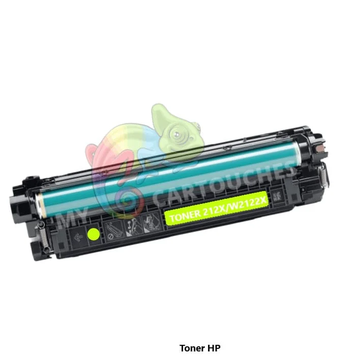 Toner HP 212X W2122X Jaune XL: CLJ Enterprise M554dn, M555dn