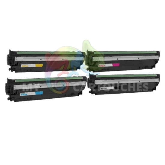 Pack 4 Toners HP 650A BCMY — Color LaserJet CP5520, CP5525
