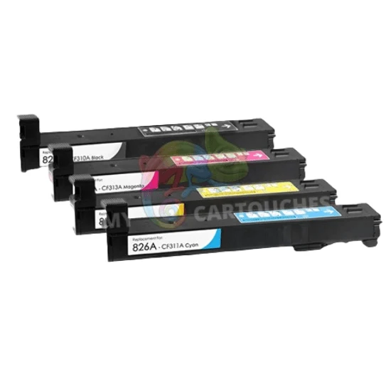 Pack 4 Toners HP 826A: Color LaserJet Enterprise M855dn, M880z