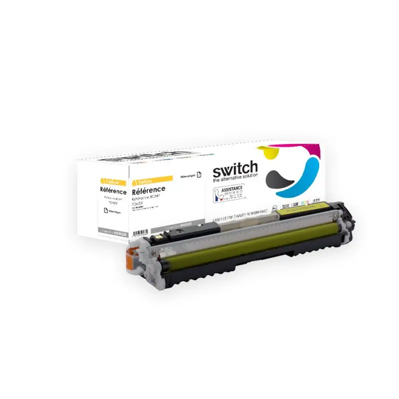 HP 130A Toner Jaune compatible équivalent à CF352A · Switch