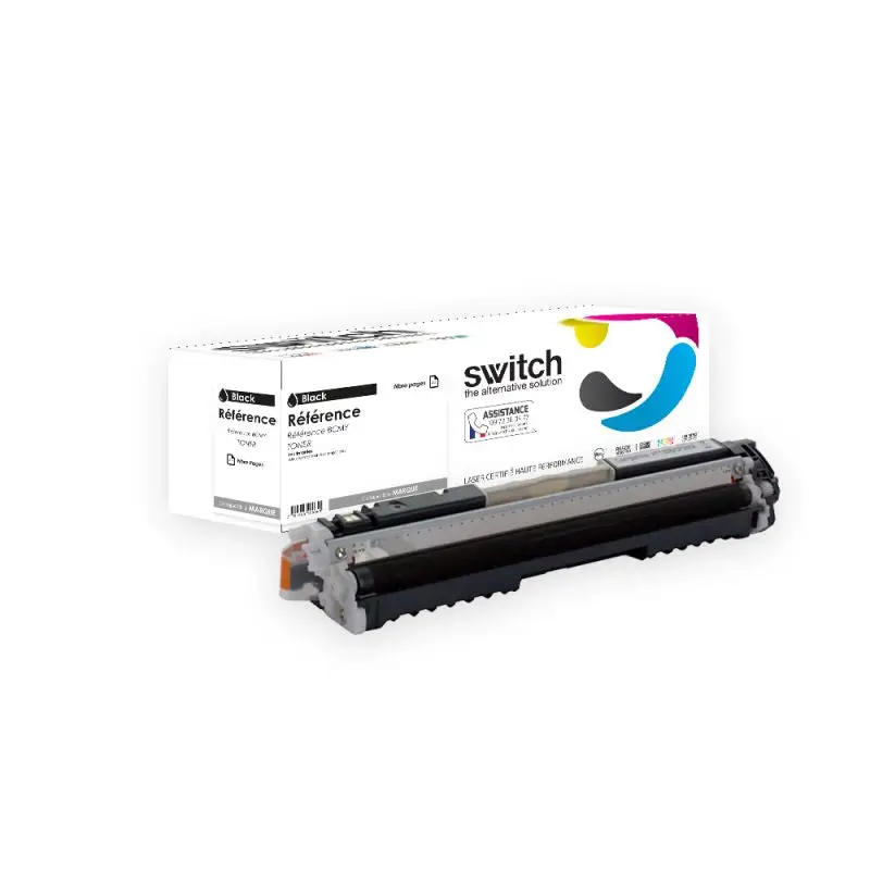 HP 130A Toner Noir compatible équivalent à CF350A · Switch