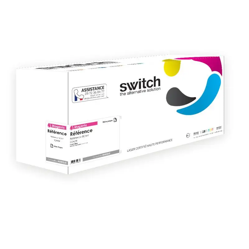 Epson C3800 Toner Magenta compatible équivalent à C13S051125 · Switch