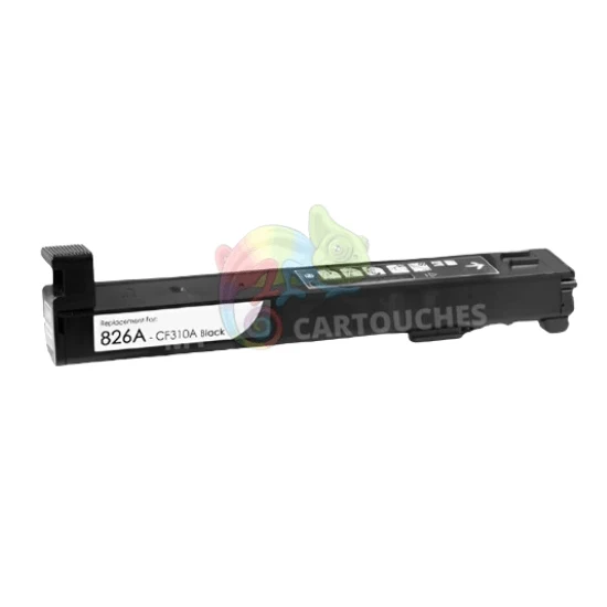 Toner HP 826A CF310A Noir: Color LaserJet Enterprise M855dn, M880z