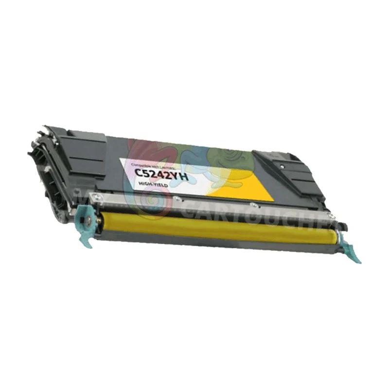 Toner Lexmark C522 Jaune C5220YS: C522 N, C524, C530
