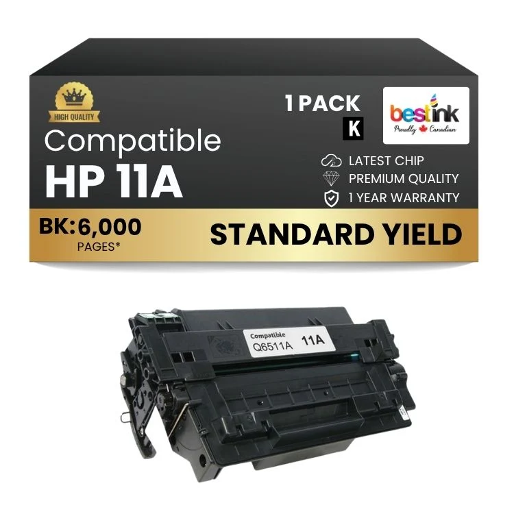 Compatible HP-11A-Q6511A Toner Cartridge (1 Pack)