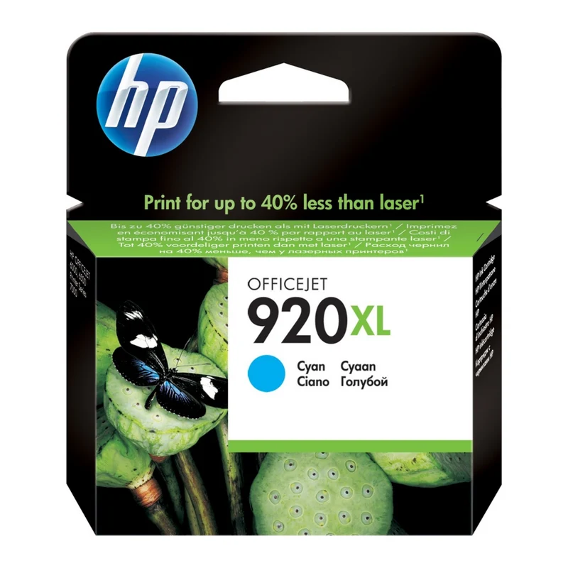 Cartouche d'encre couleur cyan d'origine HP 920XL - CD972AE