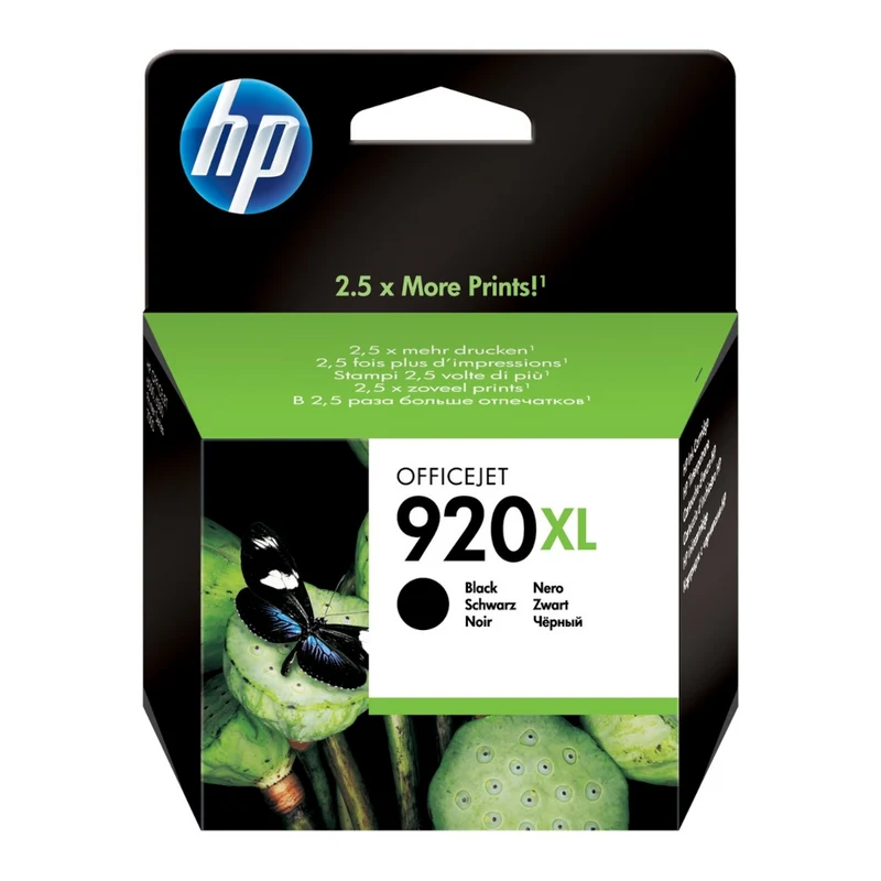 Cartouche d'encre couleur noir d'origine HP 920XL - CD975AE