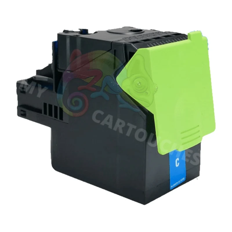 Toner laser compatible avec Lexmark XC2132 (24B6008) Cyan