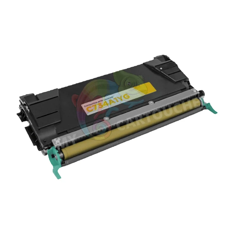 Toner Lexmark C734 Jaune C734A1YG: C734 DN, C736 DN