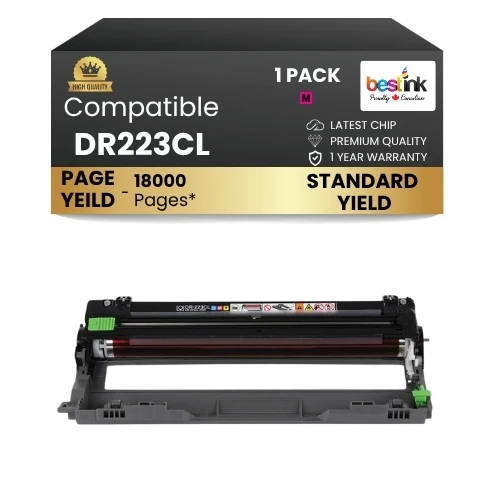 Brother DR223CL Compatible Magenta Drum ( 1 Pack )