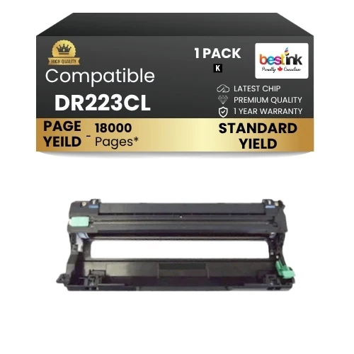 Brother DR223CL Compatible Black Drum ( 1 Pack )