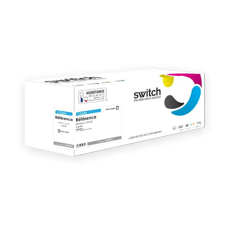 Canon T10 Toner Cyan compatible équivalent à 4565C001 · Switch