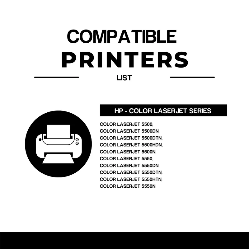 Compatible HP 645A Toner Cartridge Combo 2BK/C/M/Y (5 Pack)
