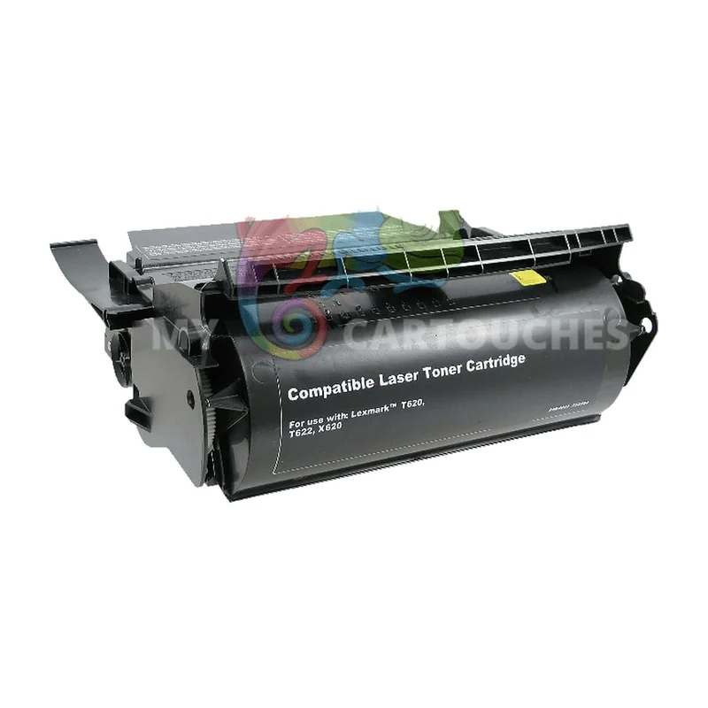 Toner laser T620 compatible Pour Lexmark 12A6865 Noir