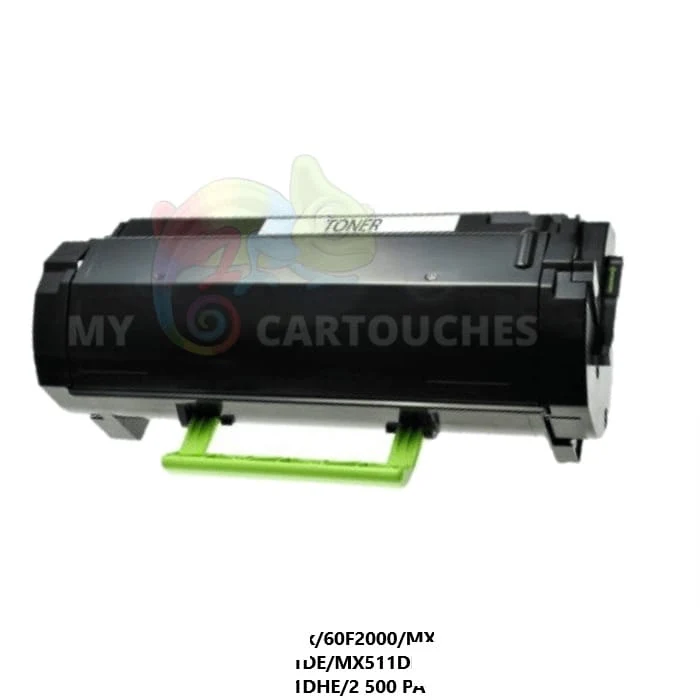 Toner Lexmark MX310 60F2000 Noir: MX310 dn, MX510 de, MX610