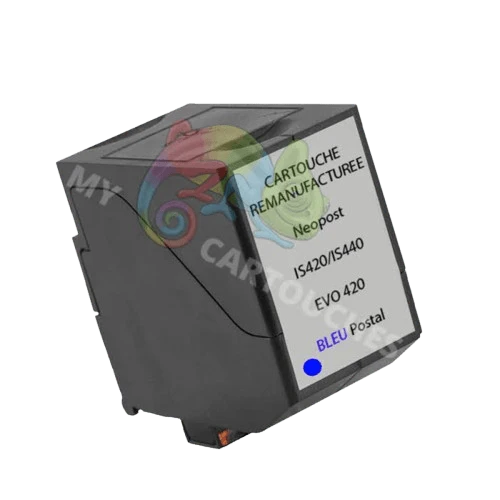 Cartouche Jet d'Encre Bleu Postal Compatible Neopost IS420