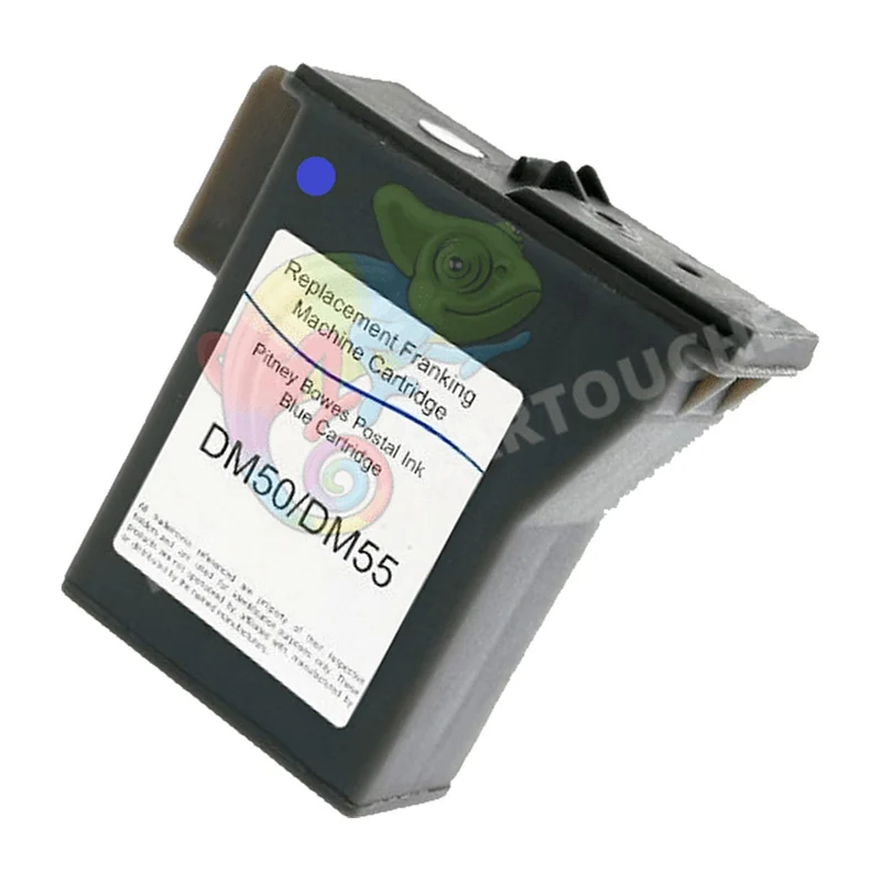 Cartouche Pitney Bowes 797 Bleu Postal — DM50, DM55