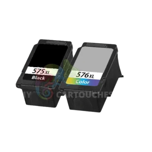 Pack Cartouches Canon PG-575XL / CL-576XL: Pixma TR 4750 i, TS 3550 i