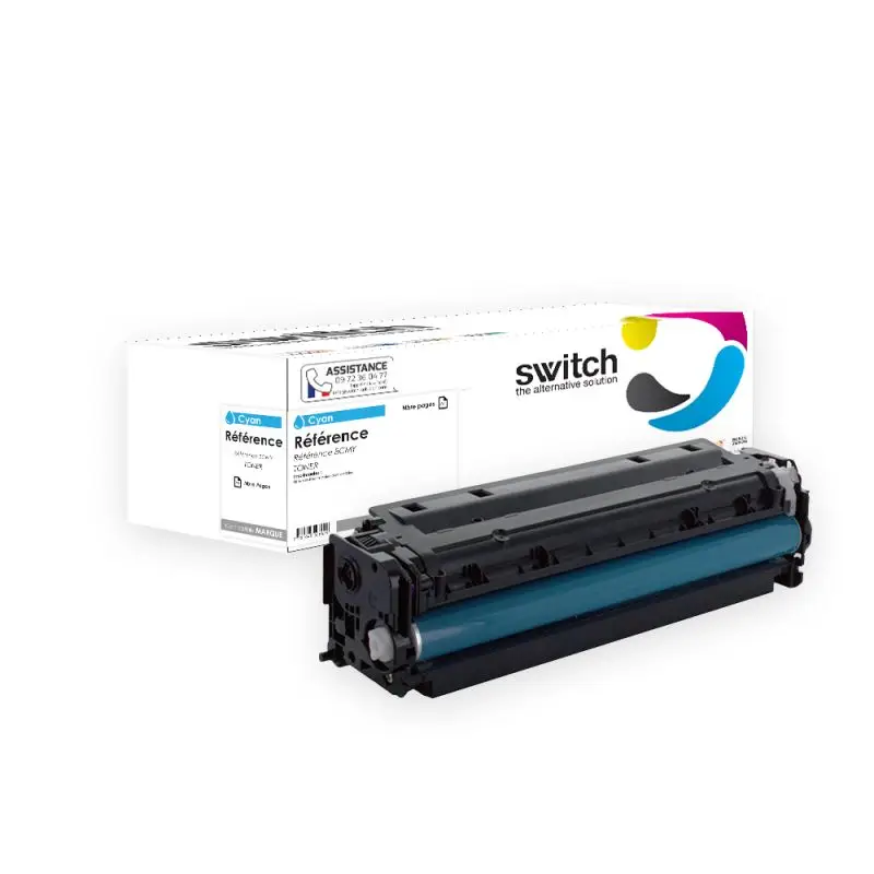 Canon 055H Toner Cyan compatible équivalent à 3019C002 · Switch