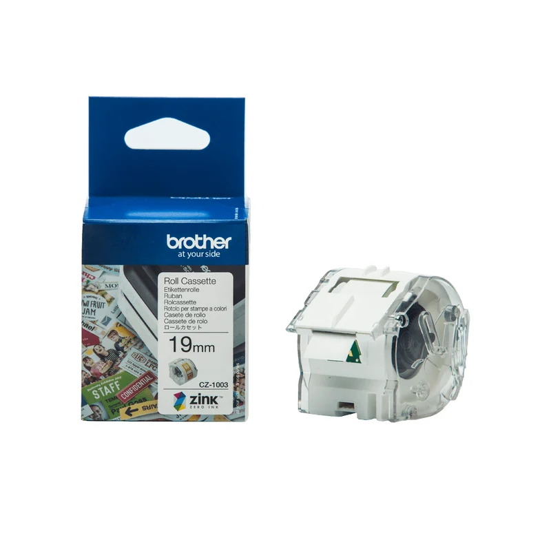 Ruban d'étiquette tout-en-couleur Brother, 19mm - CZ-1003