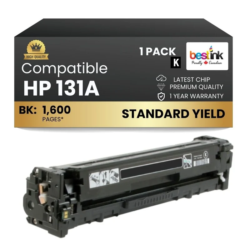 Compatible HP 131A CF210A Black Toner Cartridge