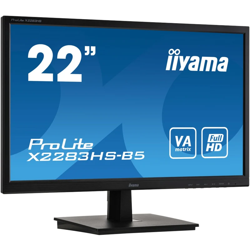 Moniteur VA LED 21,5" Full HD VGA/DP/HDMI - X2283HS-B5