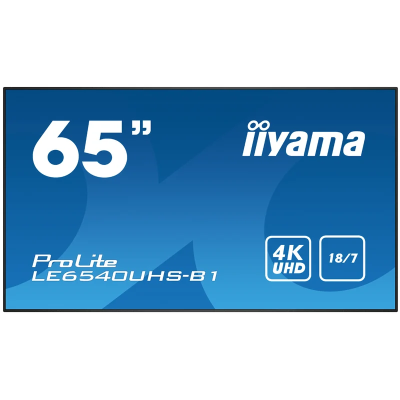 Écran dynamique (digital signage) 65 pouces iiyama Prolite - LE6540UHS-B1