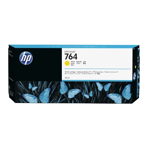 Cartouche d'encre d'origine HP 764 DesignJet jaune 300ml - C1Q15A