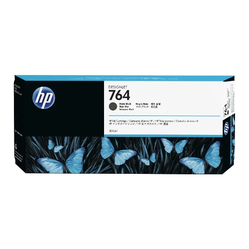 Cartouche d'encre d'origine HP 764 DesignJet noir mat 300ml - C1Q16A