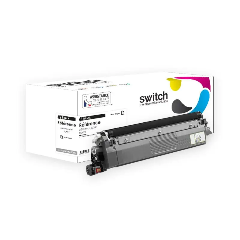 Brother TN248 Toner Noir compatible équivalent à TN248BK · Switch