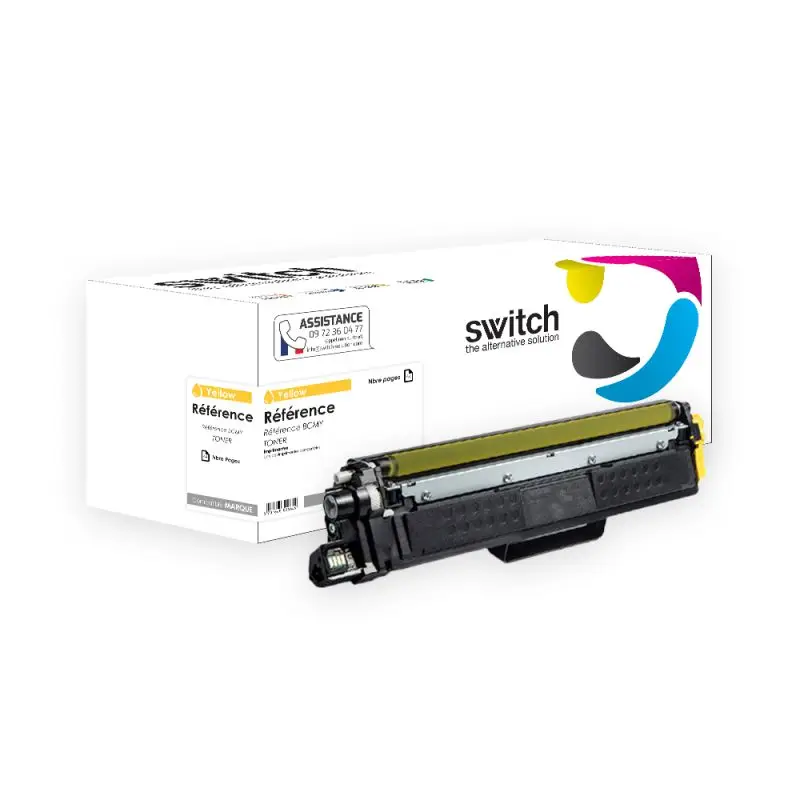 Brother TN-247 Toner Jaune compatible · Switch