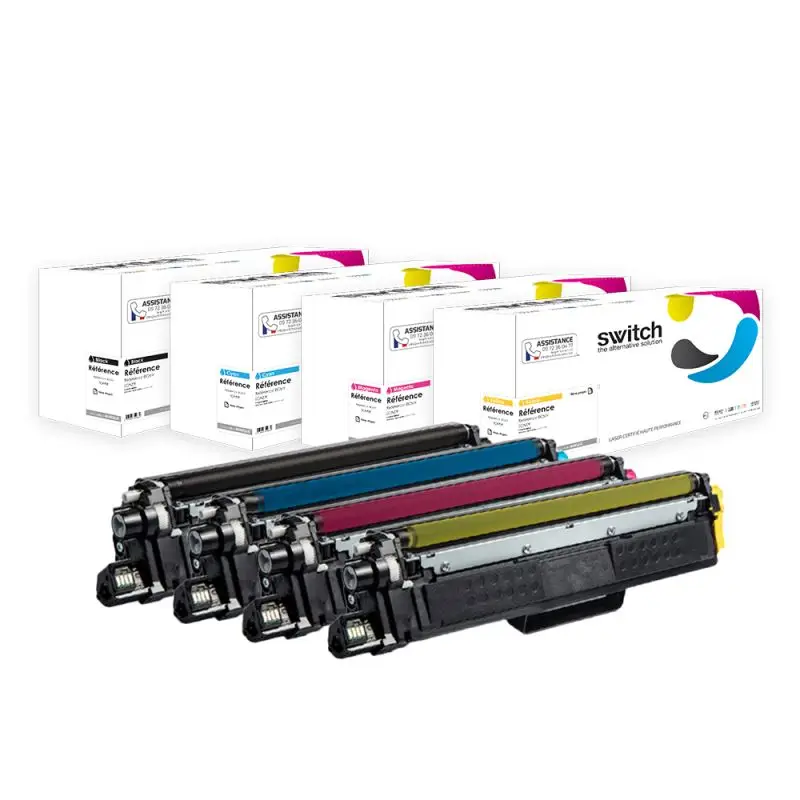 Brother TN-243 Toner Pack 4 Couleurs compatible · Switch