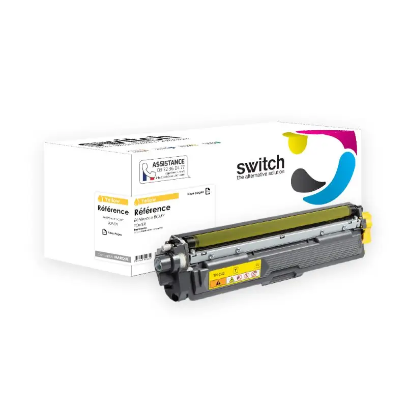 Brother TN-245 Toner Jaune compatible · Switch